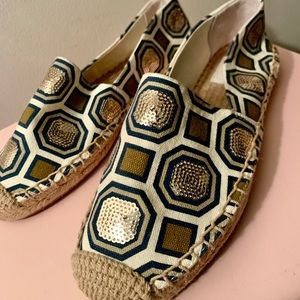 Sequin Tory Burch Espadrilles